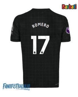 Tottenham Hotspur Cristian Romero #17 Tricou Fotbal Replică 2025-26 Barbati Deplasare